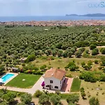 Clicksardegna Villa Emanuel Ad Alghero Con Vista Mare Spettacolare, Piscina Indipendente Per 8 Persone