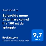 Splendido Mono Vista Mare Con Wi Fi A 100 Mt Da Spiaggia